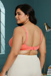Zivame True Curv Double Layered Non Wired 3/4th Coverage Sag Lift Bra - Georgia Peach — thumbnail 3
